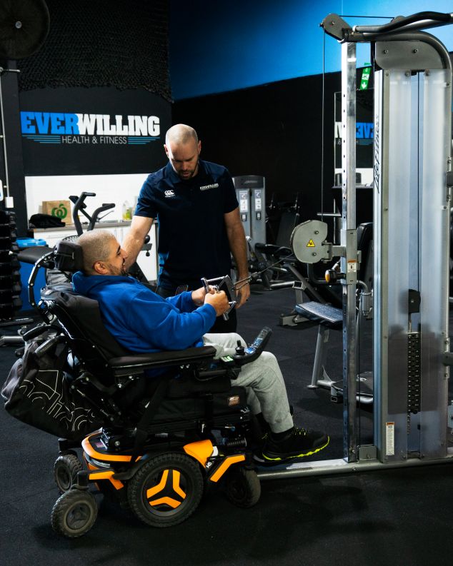 Personal training session at Everwilling Health & Fitness